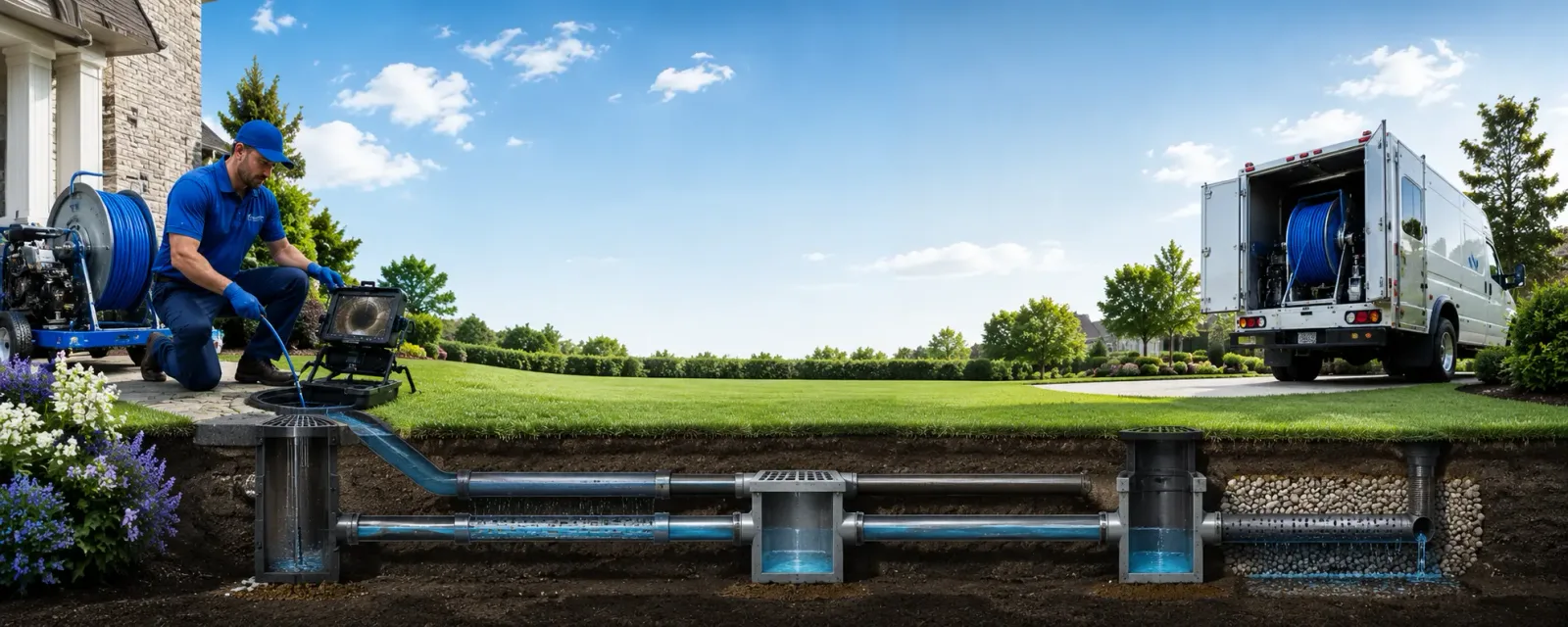 Outdoor drain cleaning information for Honeyville, UT